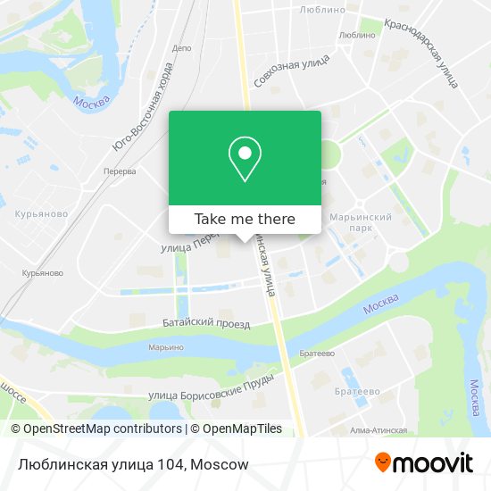 Люблинская улица 104 map