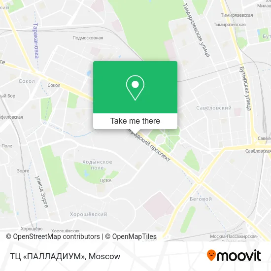 ТЦ «ПАЛЛАДИУМ» map
