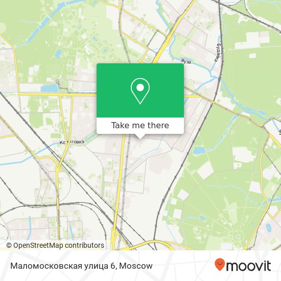 Маломосковская улица 6 map