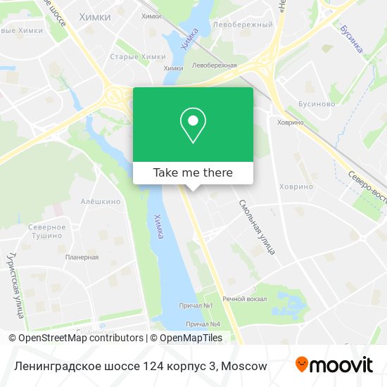 Ленинградское шоссе 124 корпус 3 map