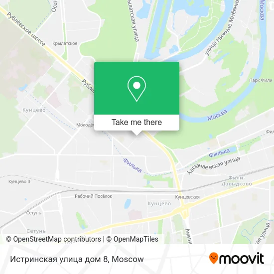 Истринская улица дом 8 map