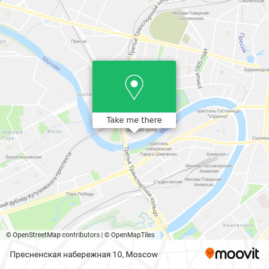 Пресненская набережная 10 map