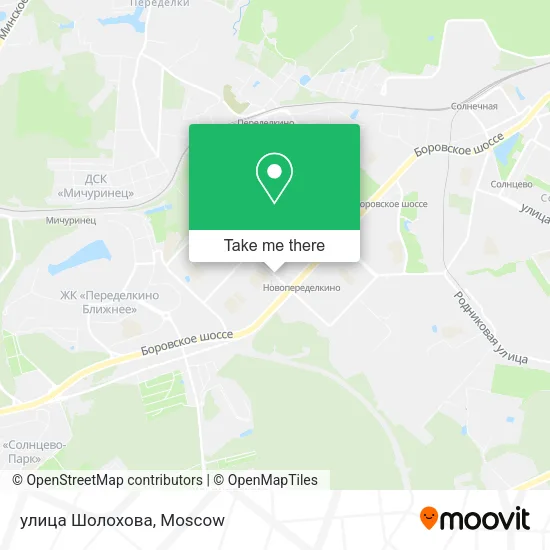улица Шолохова map
