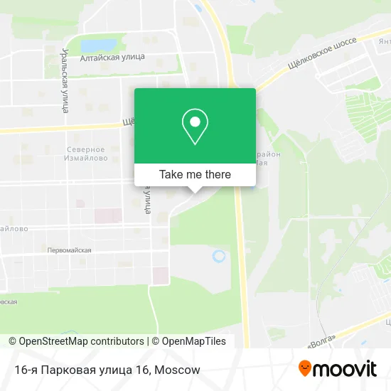 16-я Парковая улица 16 map
