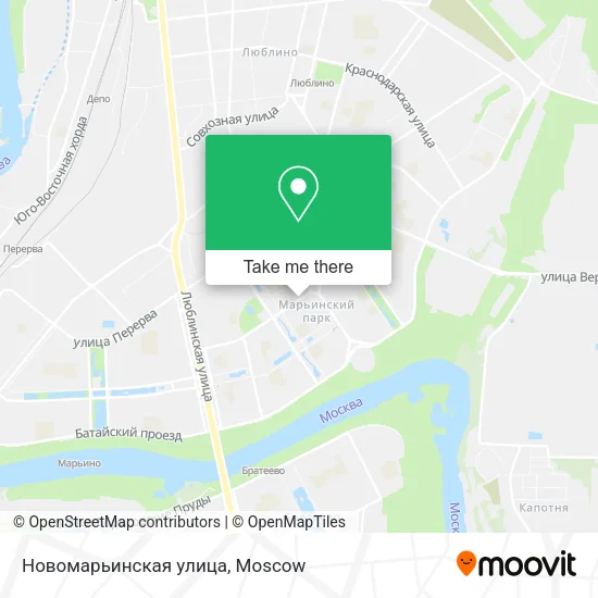 Новомарьинская улица map