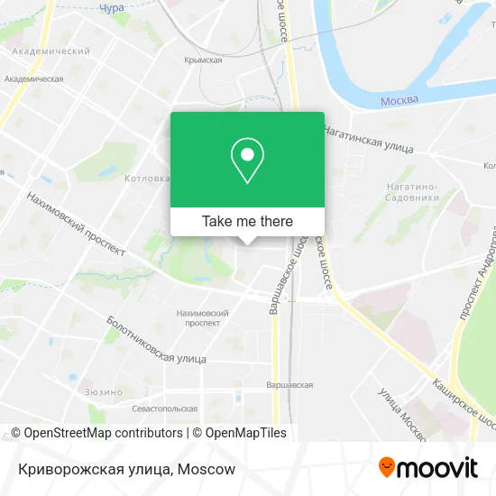 Криворожская улица map