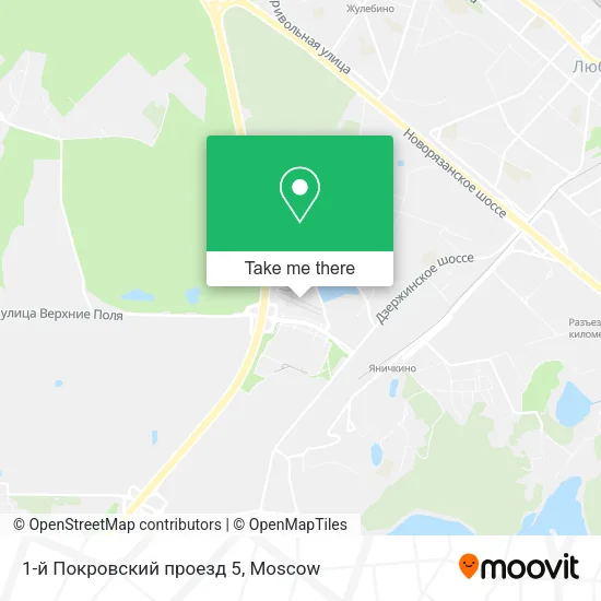 1-й Покровский проезд 5 map