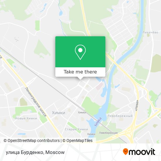 улица Бурденко map