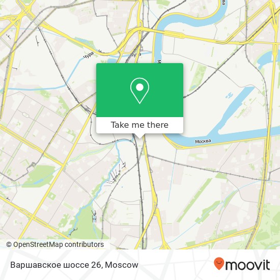 Варшавское шоссе 26 map