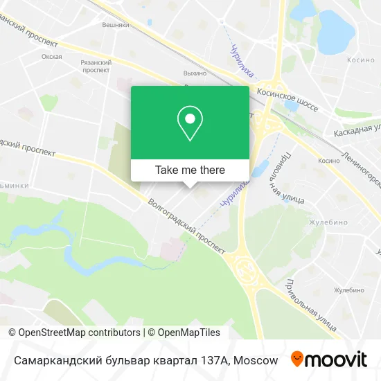 Самаркандский бульвар квартал 137А map