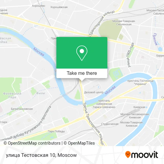 улица Тестовская 10 map