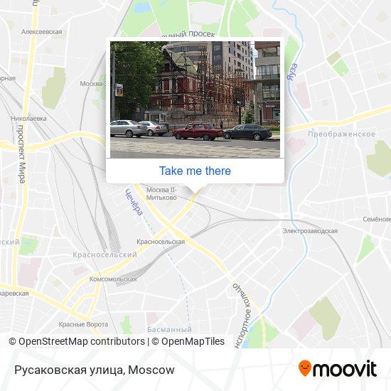 Русаковская улица map