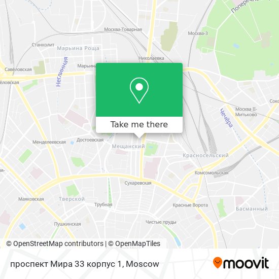 проспект Мира 33 корпус 1 map