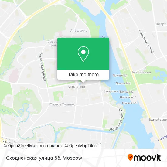 Сходненская улица 56 map