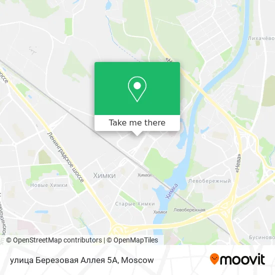 улица Березовая Aллея 5А map