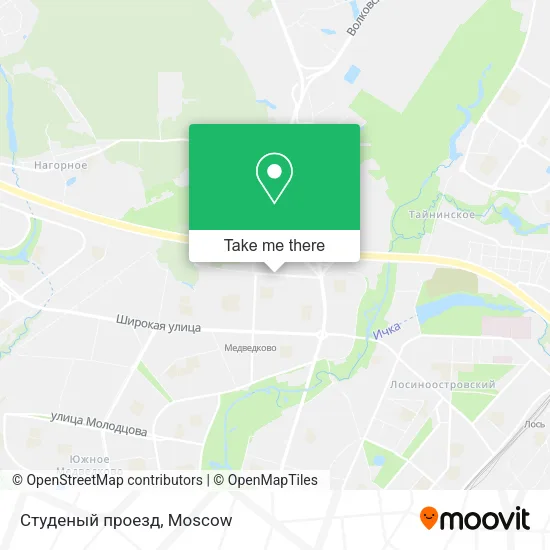 Студеный проезд map