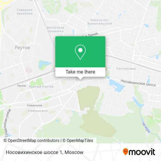 Носовихинское шоссе 1 map