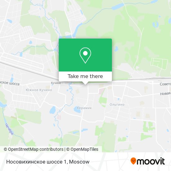 Носовихинское шоссе 1 map