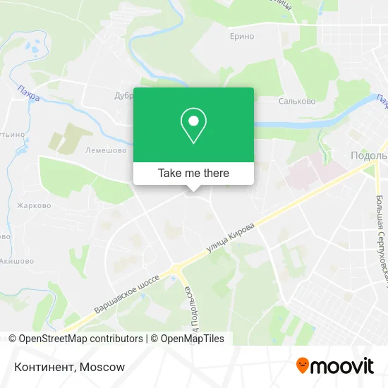 Континент map