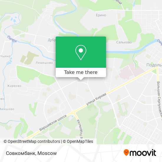 Совкомбанк map