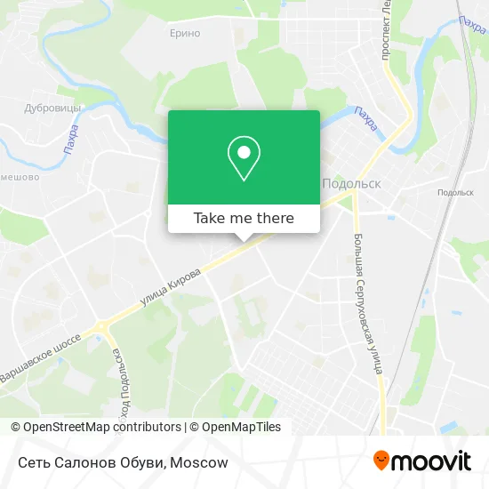 Сеть Салонов Обуви map