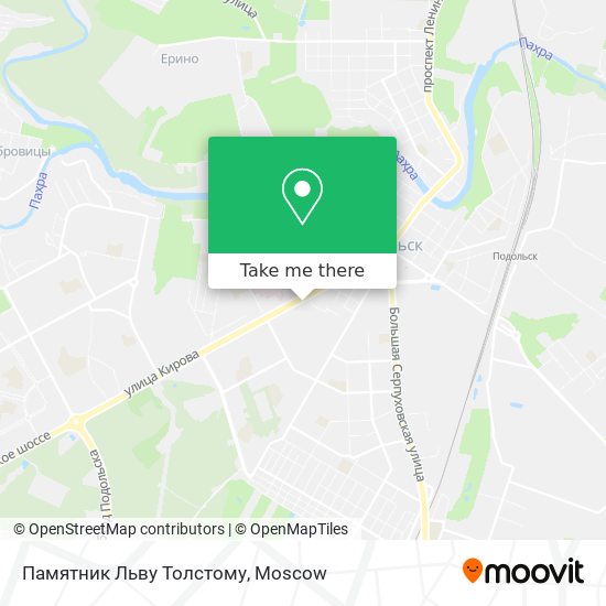 Памятник Льву Толстому map