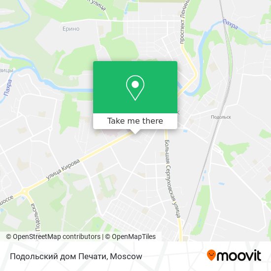 Подольский дом Печати map