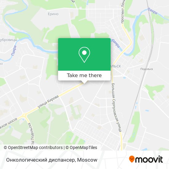 Онкологический диспансер map