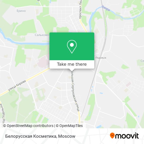 Белорусская Косметика map