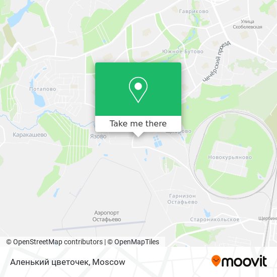 Аленький цветочек map