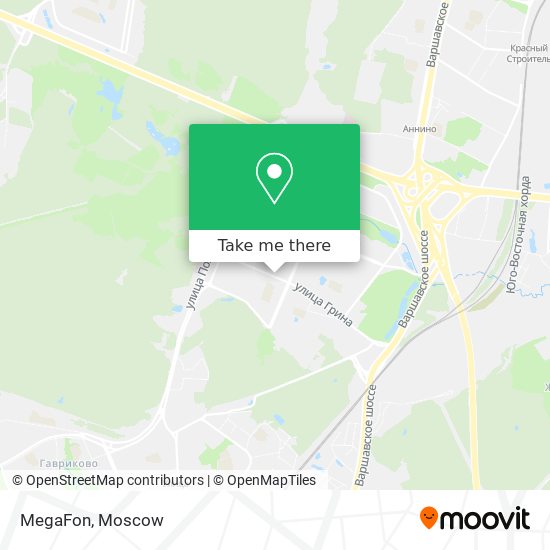 MegaFon map