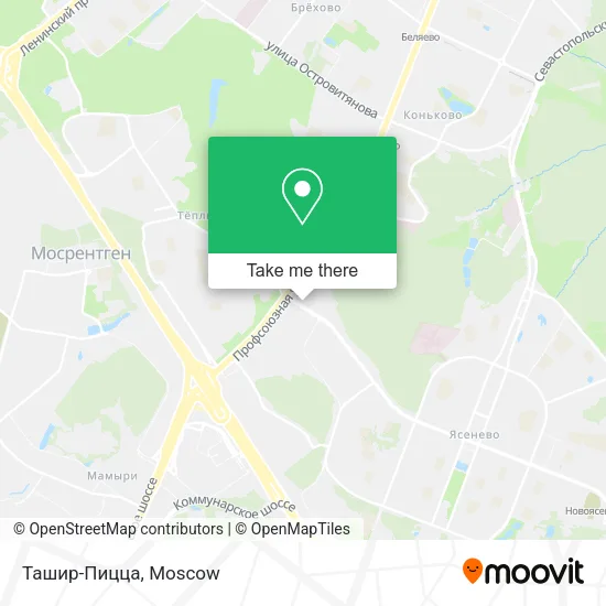 Ташир-Пицца map