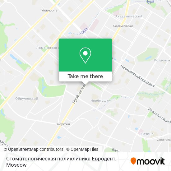 Стоматологическая поликлиника Евродент map