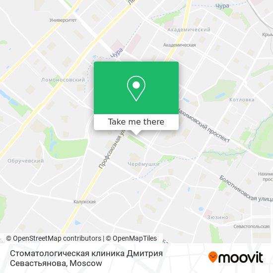 Стоматологическая клиника Дмитрия Севастьянова map