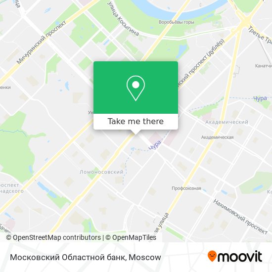 Московский Областной банк map