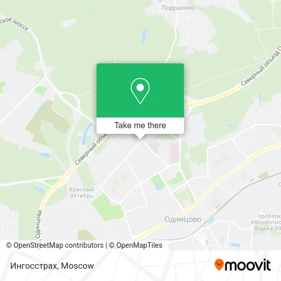 Ингосстрах map