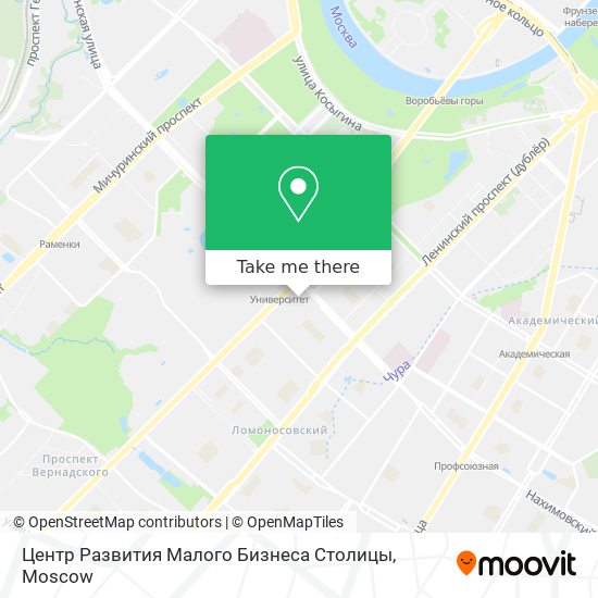 Центр Развития Малого Бизнеса Столицы map