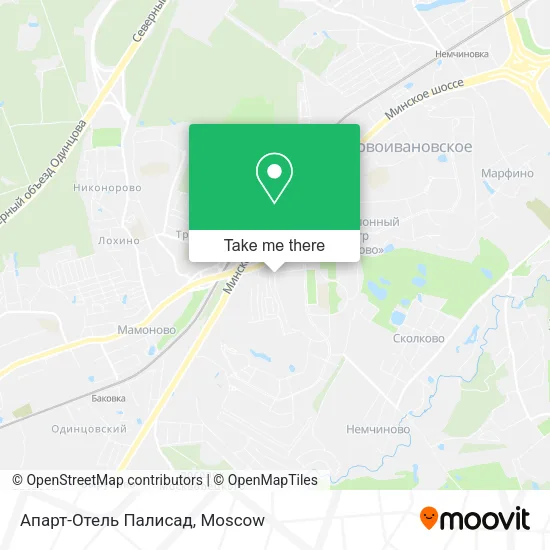 Апарт-Oтель Палисад map