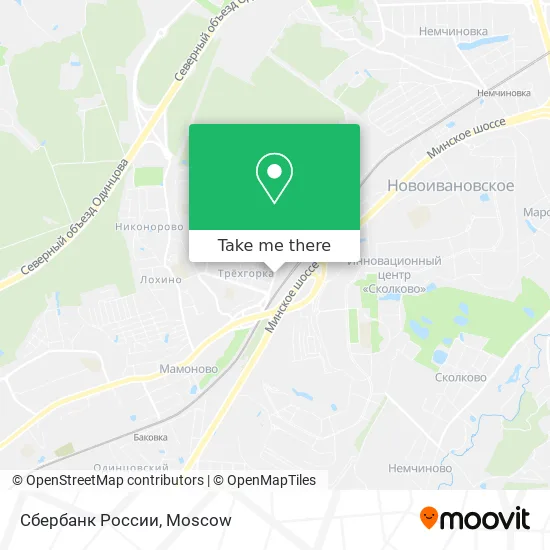 Сбербанк России map