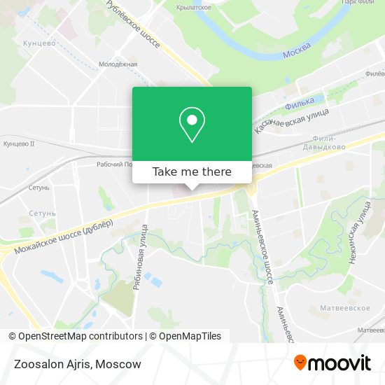 Zoosalon Ajris map