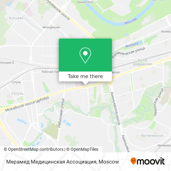 Мерамед Медицинская Ассоциация map