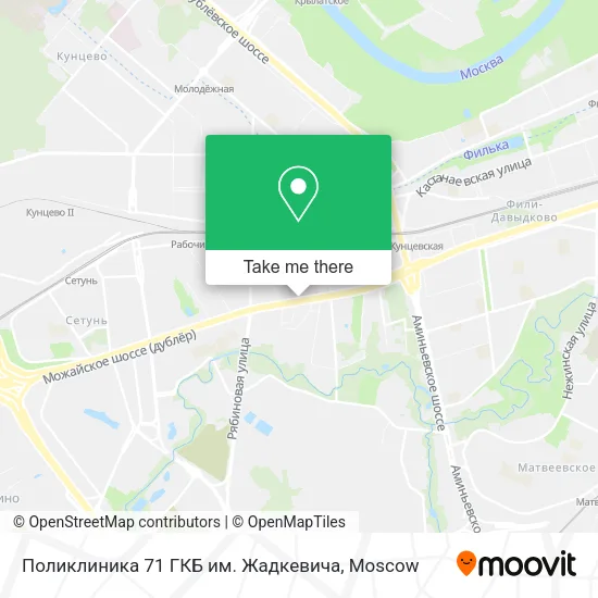 Поликлиника 71 ГКБ им. Жадкевича map