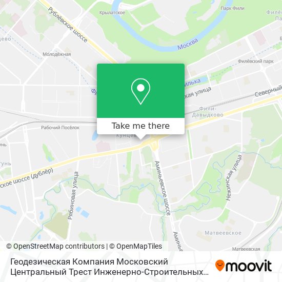 Геодезическая Компания Московский Центральный Трест Инженерно-Строительных Изысканий map