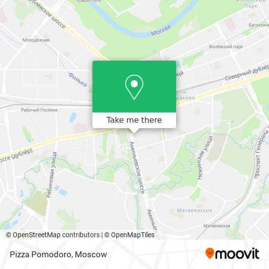 Pizza Pomodoro map