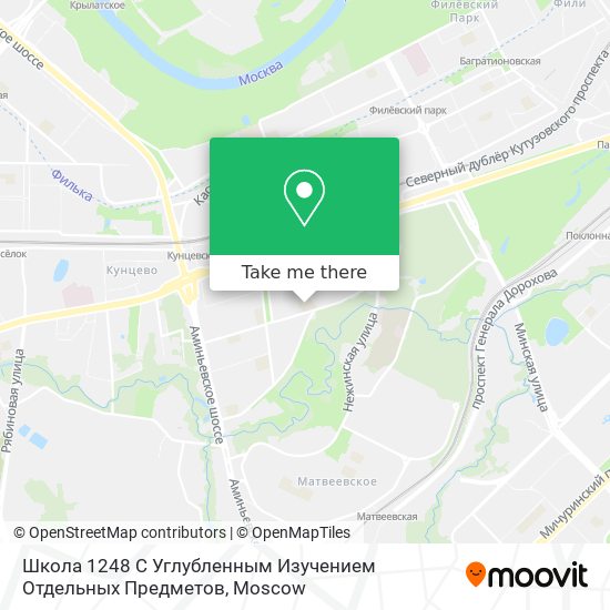 Школа 1248 С Углубленным Изучением Отдельных Предметов map