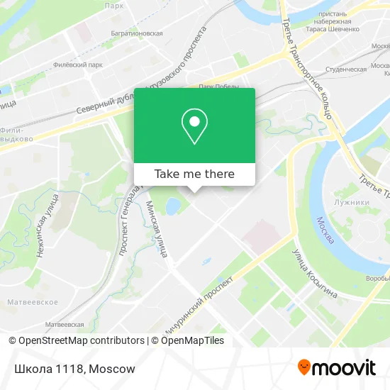 Школа 1118 map