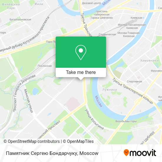 Памятник Сергею Бондарчуку map