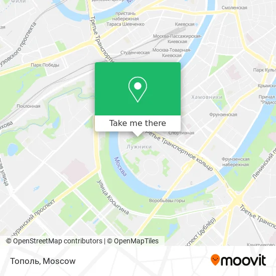 Тополь map