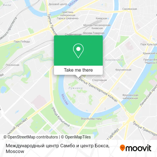 Международный центр Самбо и центр Бокса map
