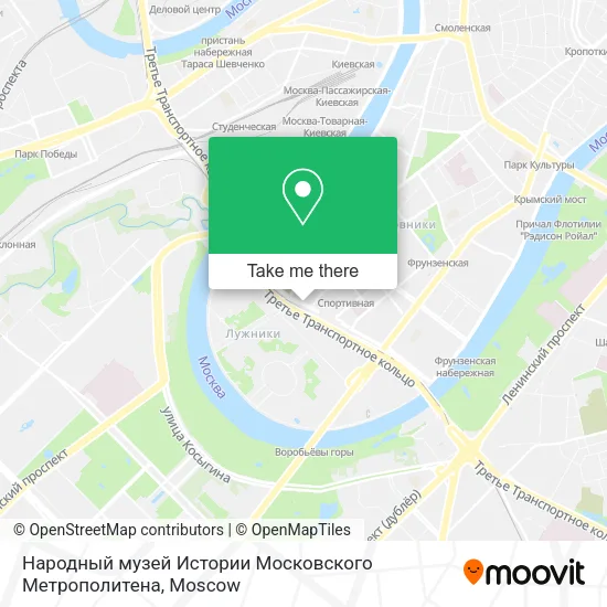 Народный музей Истории Московского Метрополитена map